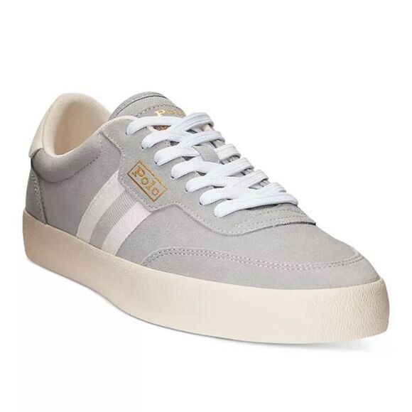 Ralph Lauren Other - Ralph Lauren Polo Men Gray Suede Leather Sneaker  13